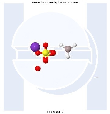 Strukturformel CAS 7784-24-9